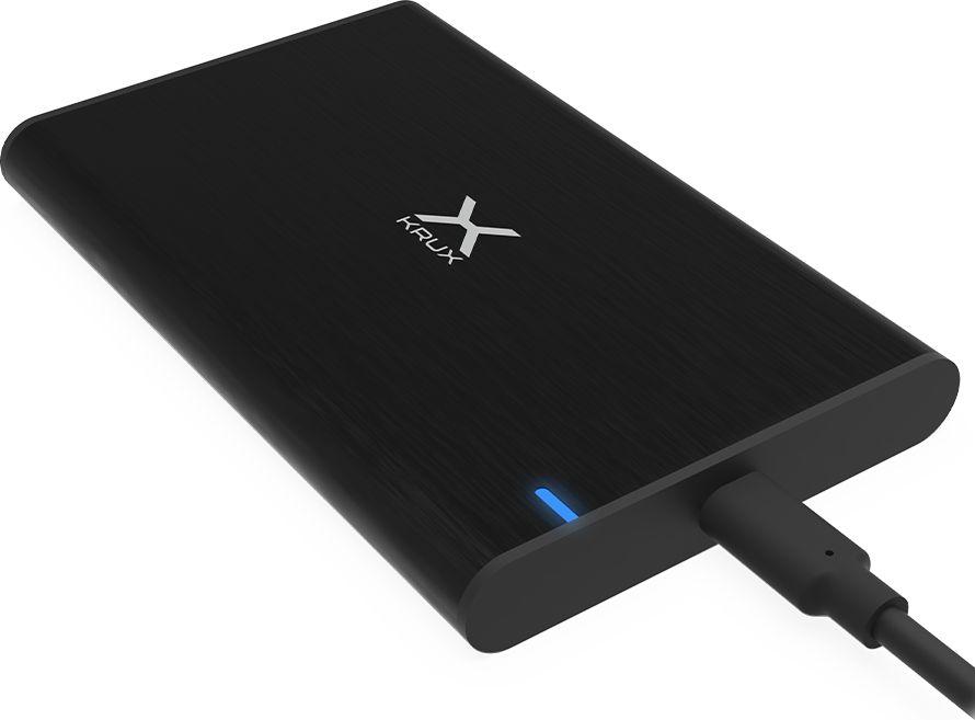 Disk Krux SSD USB-C, alumin