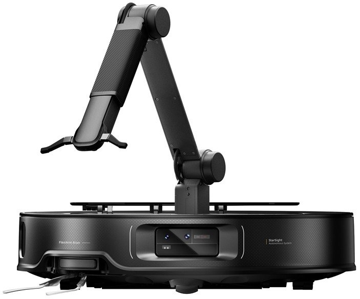 Робот правосмукалка Roborock Saros Z70, навигација со две камери, црн