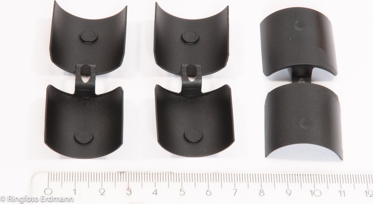 Set kapësesh plastike Gitzo Plastic Clamp 25.3, 3 copë, aksesor tripod