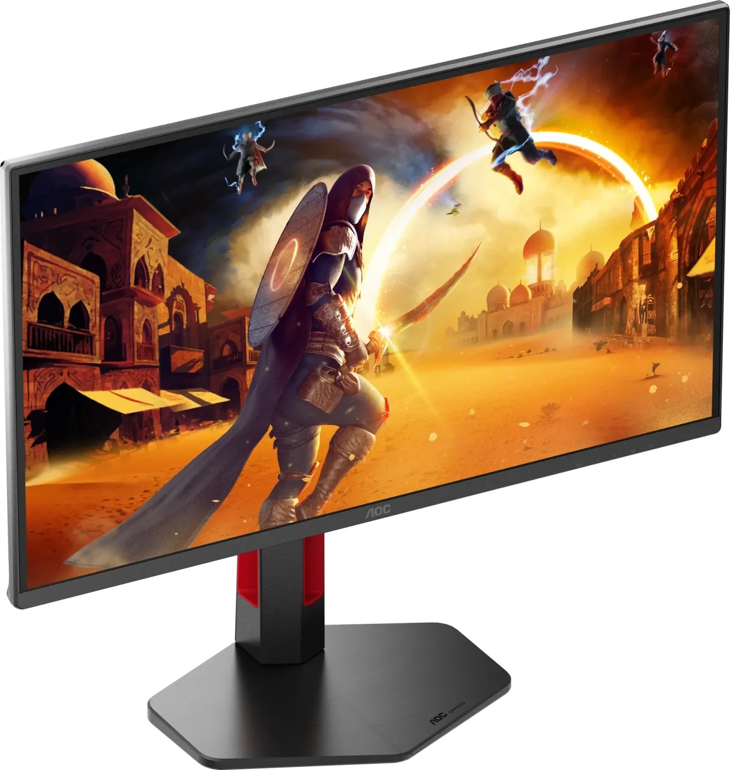 Monitor gaming AOC Q25G4SR, 24.5", QHD 2560 x 1440, 300Hz, i zi e kuqe