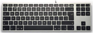 Tastierë Matias Wired, me kabllo, UK, e zezë dhe e argjendtë