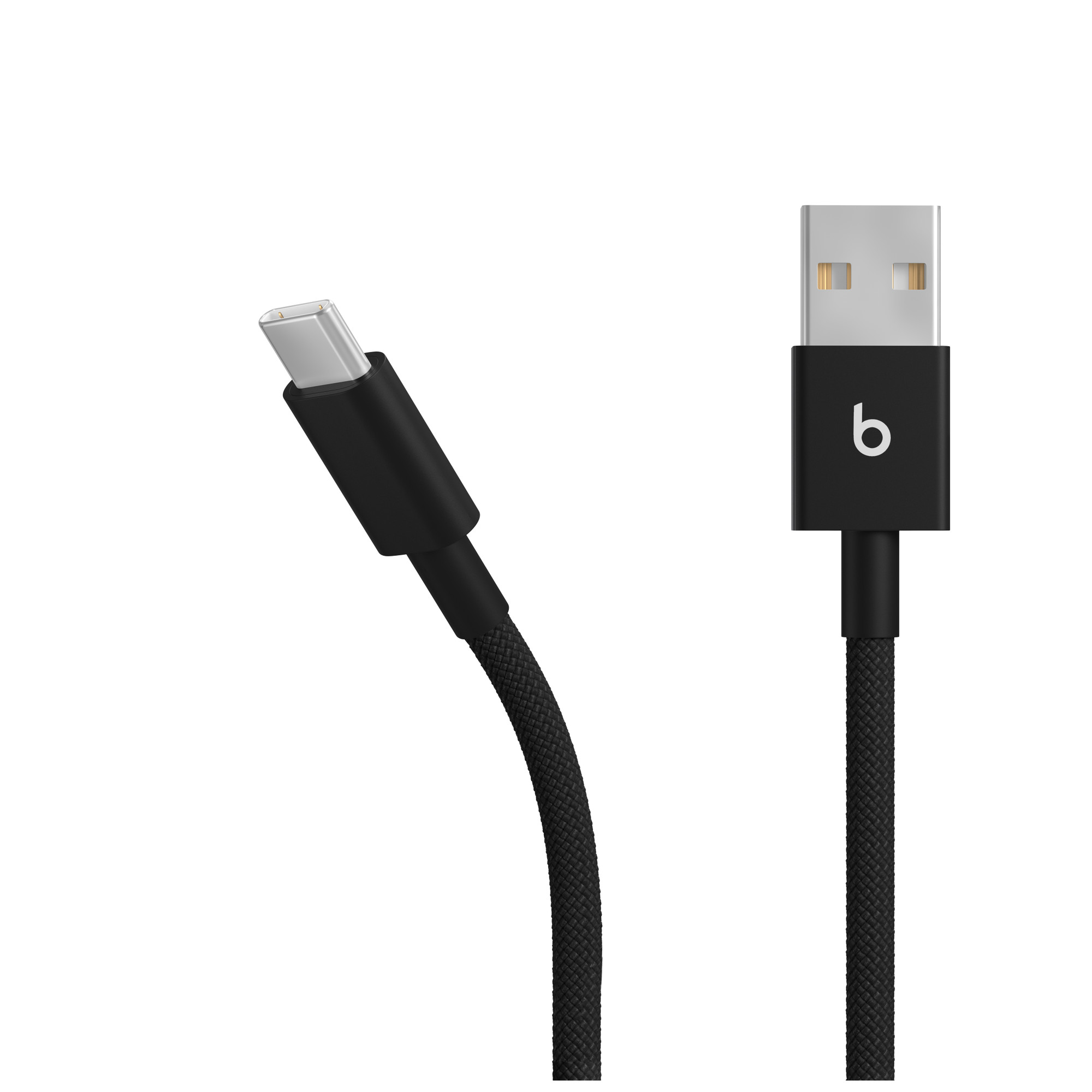 Beats USB-A to USB-C Woven Cables (1.5 m), Bolt Black (2-Pack)