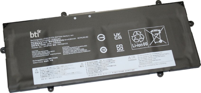Bateri laptopi BTI CP801785-02, 65Wh, 4 cell, për Fujitsu Lifebook U7