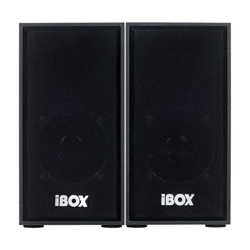 Bokse kompjuterike iBOX SP1, 2.0, me kabllo 3.5mm, të zeza