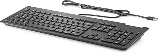 Tastierë HP, me kabllo, e zezë
