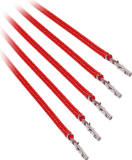 Kabllo zgjatëse pa konektorë BitFenix Alchemy 2.0, 60cm, e kuqe