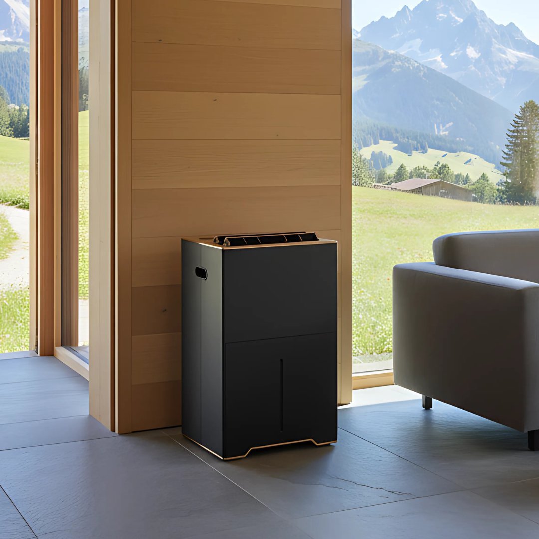 Dehumidifikues ajri Stylies by Koenig Mercure, 90 m², me higrostat, i zi