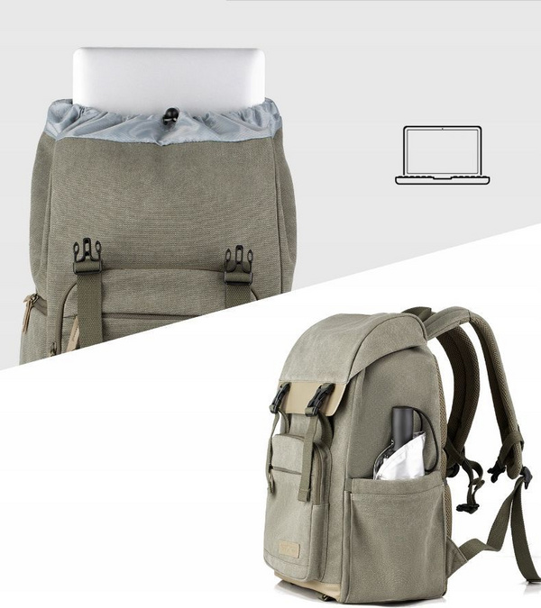 Çantë shpine për kamerë Kf Kf13.122, e kaftë