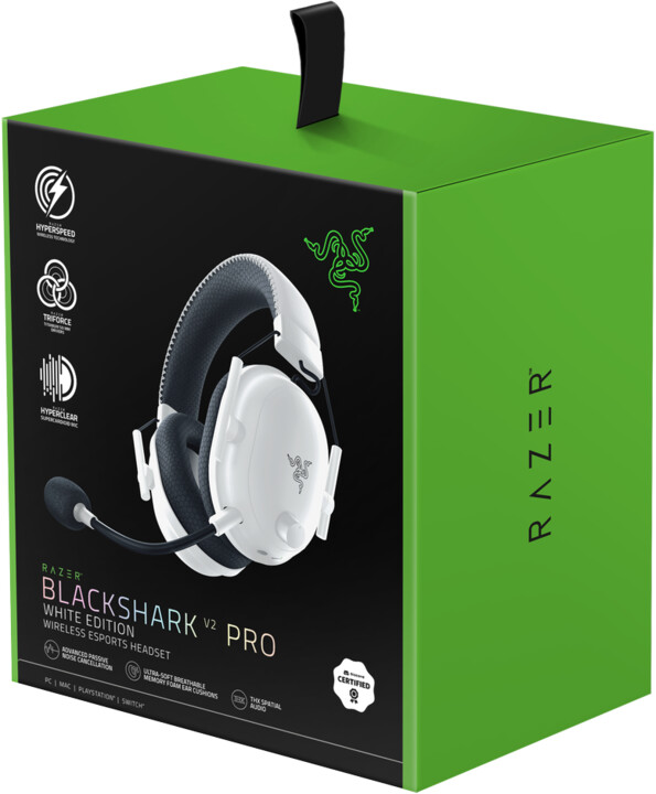 Kufje Razer BlackShark V2 Pro, të bardha