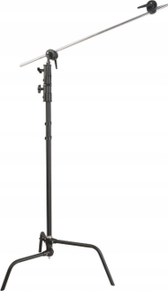 Stativ ndriçimi Freepower C-Stand CS-3200, me krah, metalik