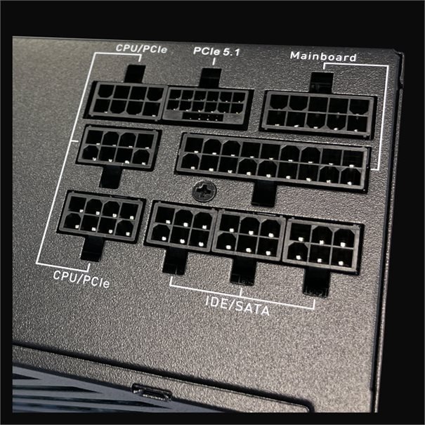 Furnizues energjie LC-Power Integrator Pro Series LC6850G-SI V3.1, 850W, 80+ Gold, ATX 3.1