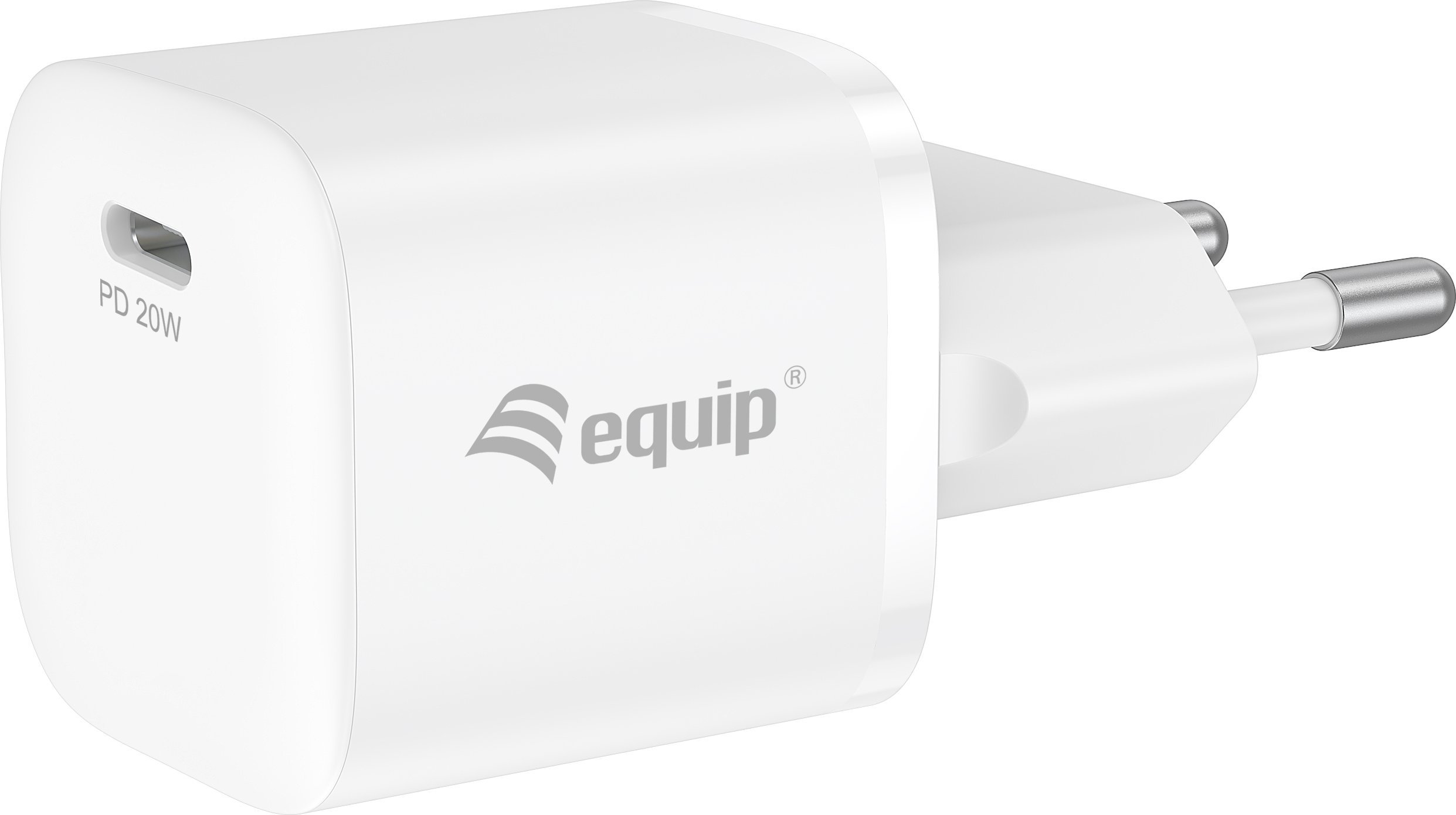 Karikues muri LevelOne Equip 245530, 1 portë USB C, 20W PD, i bardhë, paketim 25 copë