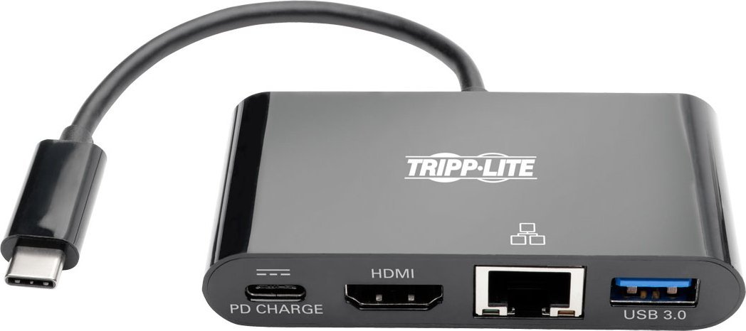 Докинг станица Eaton U444-06N-H4GUBC, USB-C, HDMI RJ-45 USB 3.2, црна