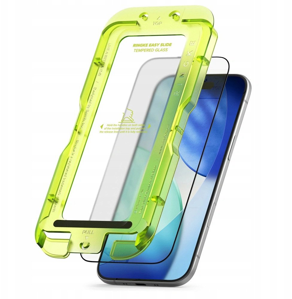 Xham mbrojtës Ringke Easy Slide, iPhone 17 Air iPhone 17 Pro, 2 copë, transparent