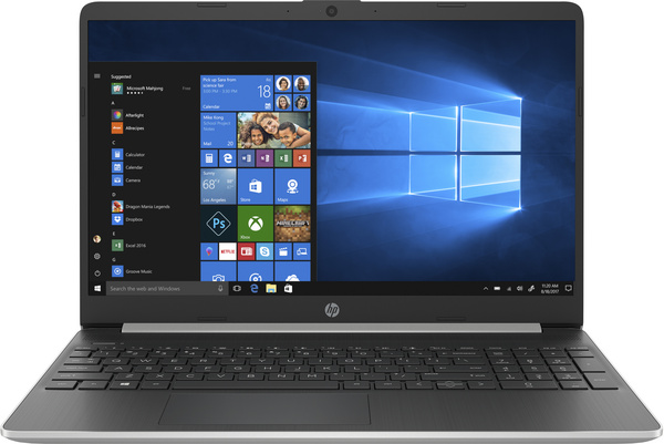 Laptop HP 15, 15.6", Intel Core i3, 4GB RAM, 256GB SSD, Intel UHD Graphics, gri / argjendtë