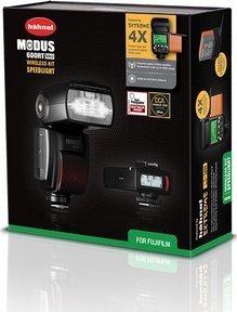 Set blici Hahnel Modus 600RT MK2 Wireless Viper TTL, për Fujifilm, 2.4GHz, i zi