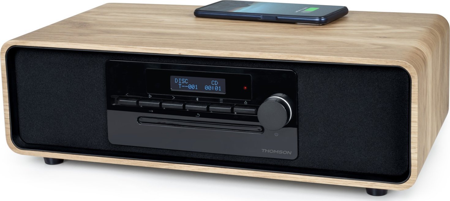 Mikrosistem muzikor Thomson MIC300IDABBT, 60W, Bluetooth CD USB DAB+ FM, i zi dru