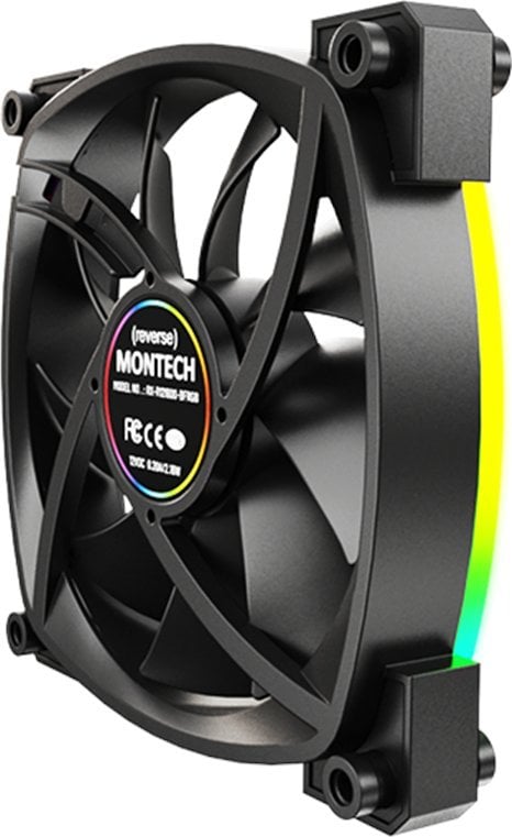Ftohës Montech RX120 PWM, 120 mm, i zi