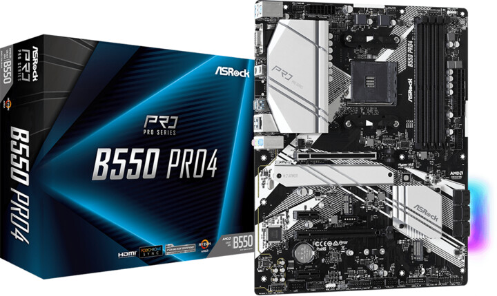 Pllakë amë ASRock B550 Pro4 - AMD B550