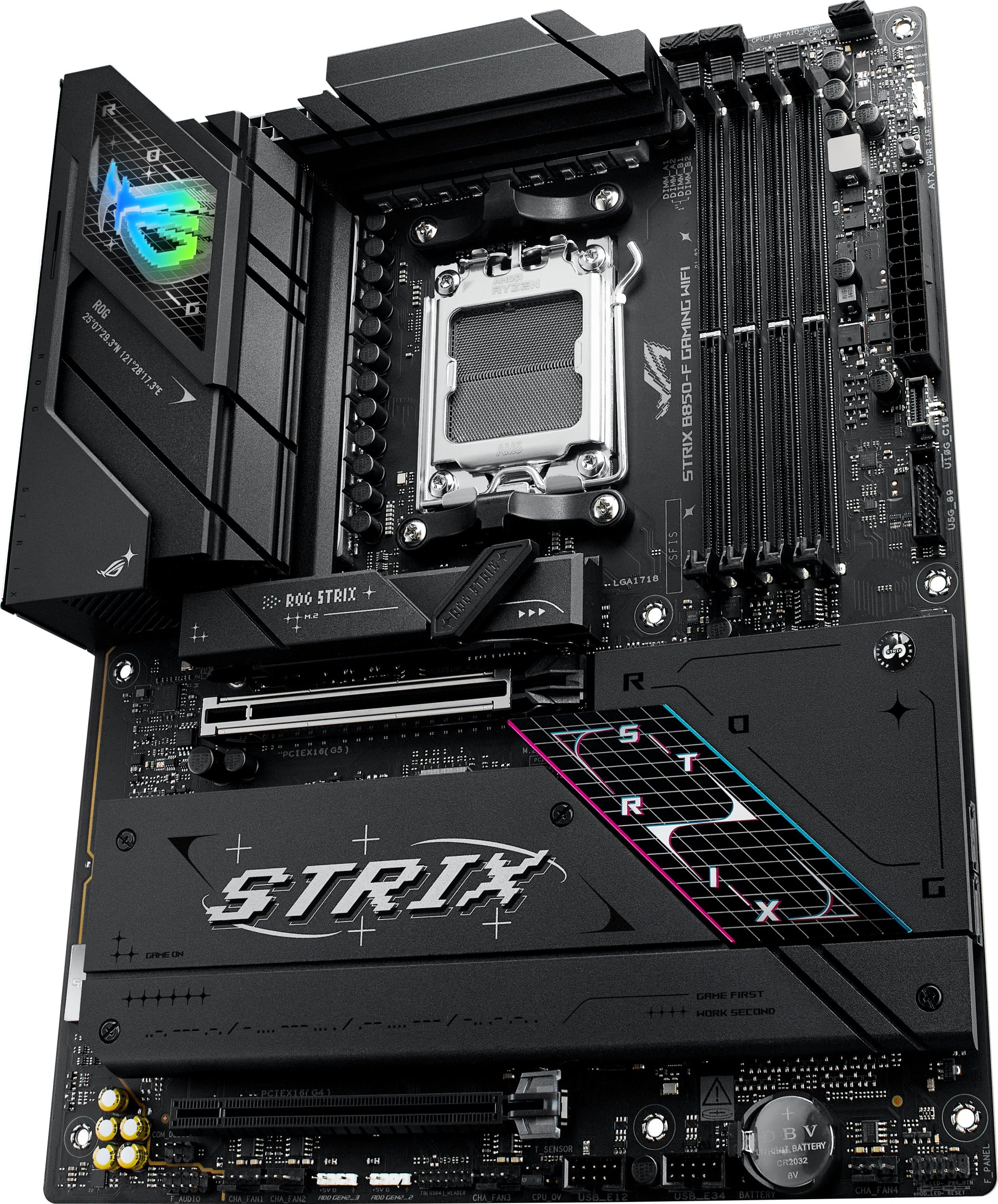 Pllakë amë ASUS ROG STRIX B850-F GAMING WIFI, AMD AM5, DDR5, ATX