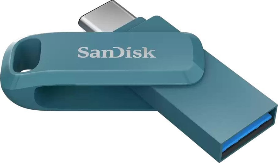 USB SanDisk Ultra Dual Drive Go, 256GB, USB 3.2 Type A dhe Type C, blu