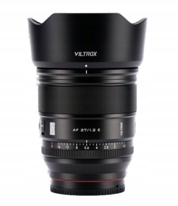 Објектив за камера Viltrox 27mm F1.2, APS-C, авто фокус, црн