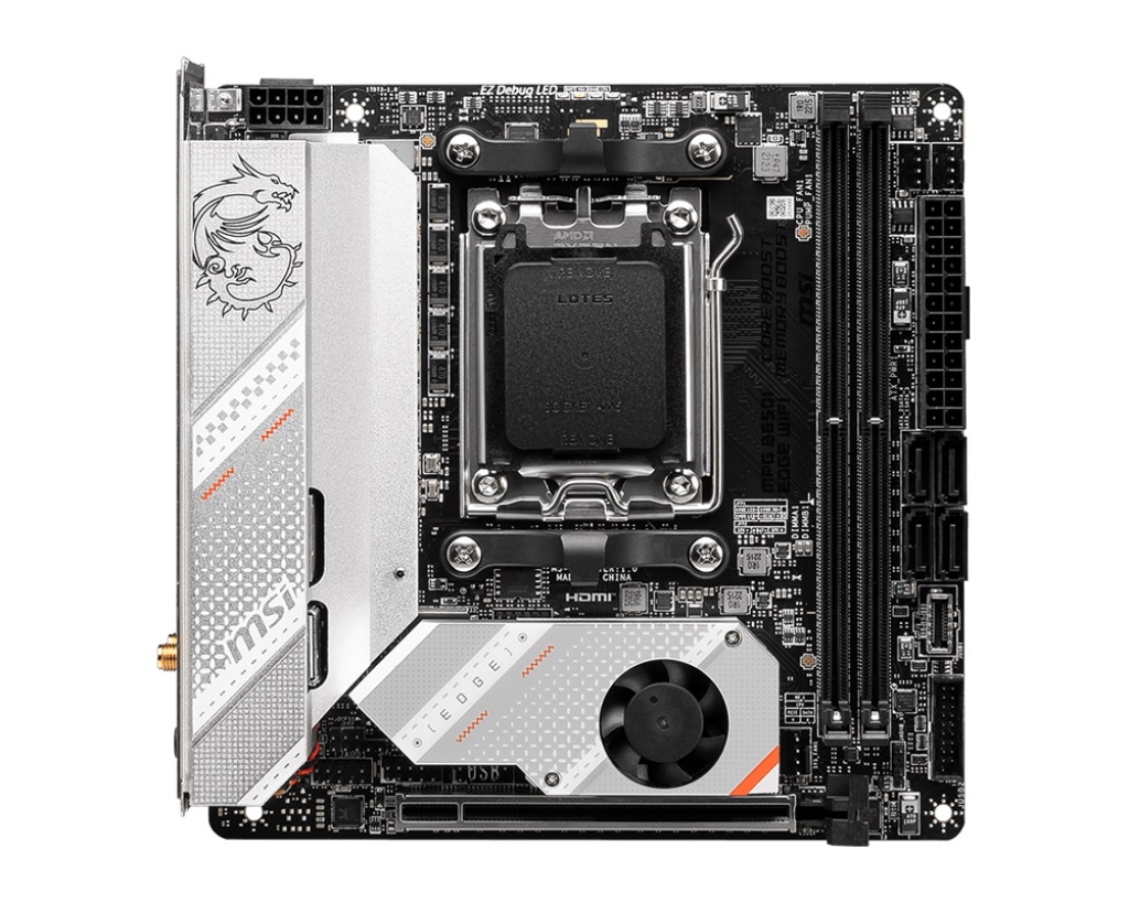 Pllakë amë MSI MPG B650I EDGE WIFI, AM5, mITX