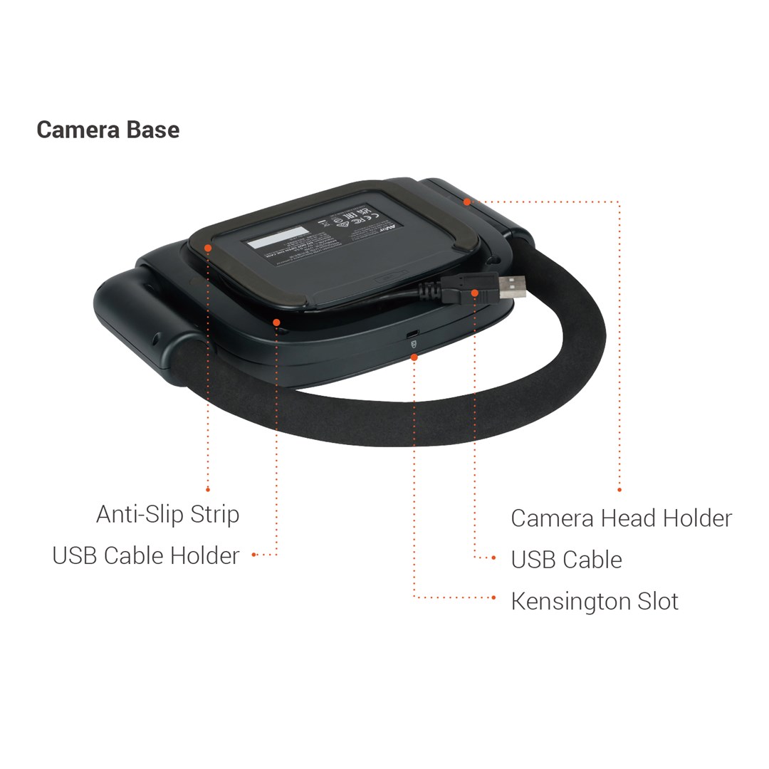 Kamerë dokumentesh Digitus Visualizer U70I, 4K, 13MP, e zezë