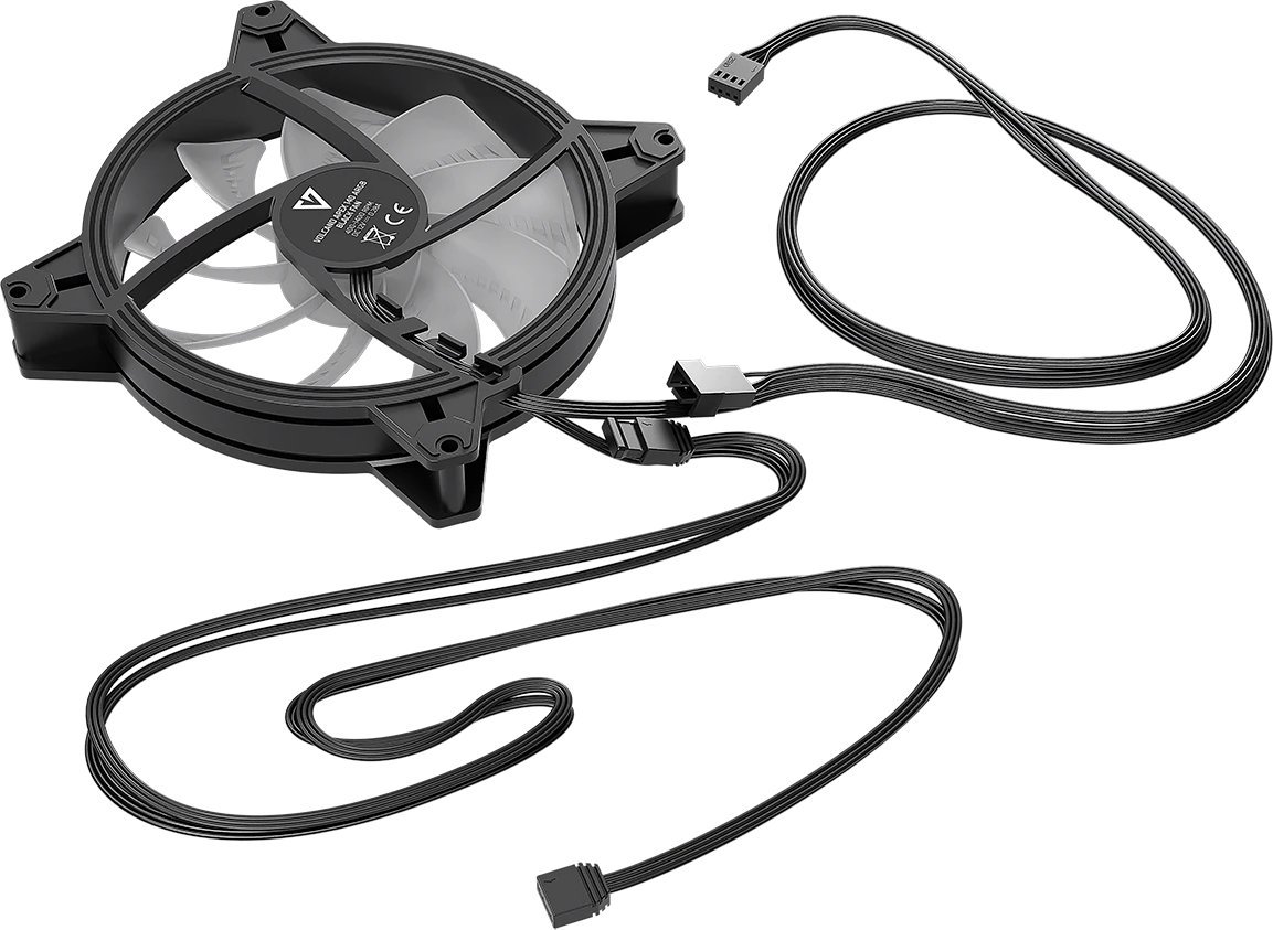 Ventilator PC Modecom ARGB 140mm, 140x140x25mm, i zi