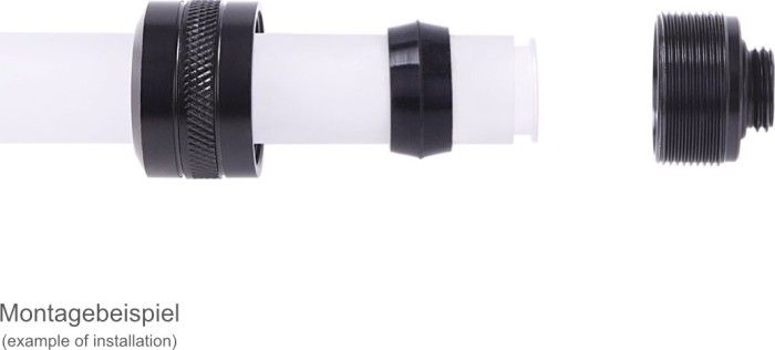 Lidhës ftohjeje Alphacool Eiszapfen PRO, për HardTube 13mm, G1/4, i zi, set 6 copë