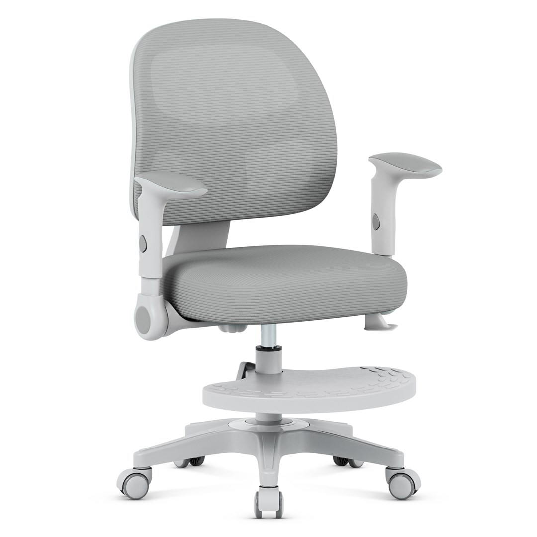 Karrige zyre MarkAdler Junior 5.0, karrige rrotulluese, gri