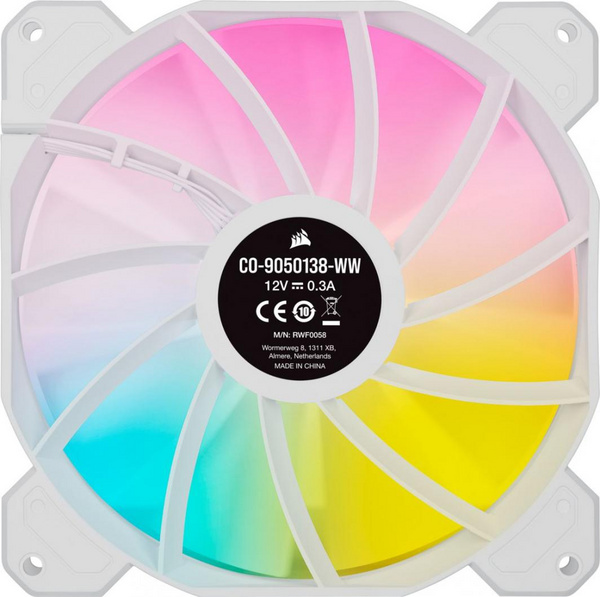 Ftohës Corsair iCUE SP140 RGB ELITE Performance (CO-9050138-WW), i bardhë