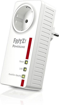 Adapter Powerline AVM FRITZ! 1220E, 1200Mbps, 2x LAN, i bardhë