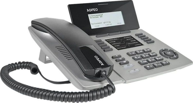 Telefon VoIP AGFEO ST 54 IP SENSORfon, ekran grafik, PoE, argjendtë