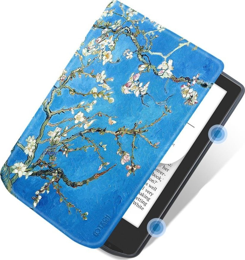 Kuti mbrojtëse Tech-Protect SmartCase për Pocketbook Verse 629 dhe Verse Pro 634, kapak palosës, funksion zgjim fjetje, e zezë