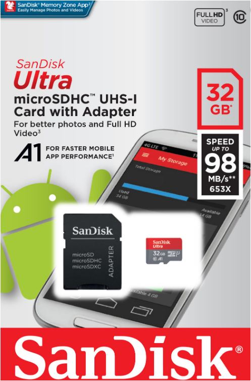 Kartë memorie Silicon Power Elite Micro SD, me adapter, 32GB UHS-I CLASS10, 98MB/S