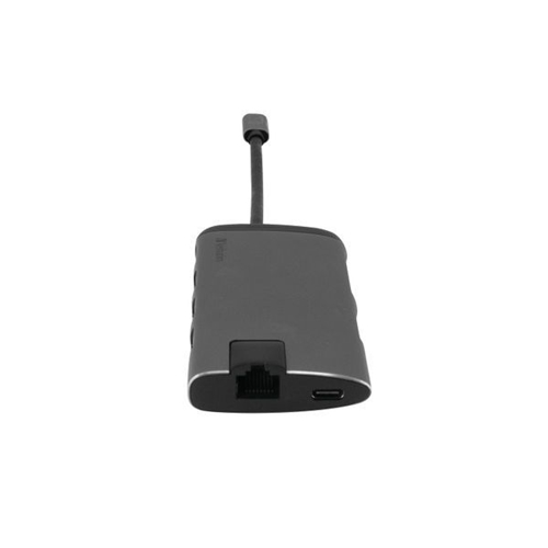 Konvertues Verbatim USB-C Multiport Hub, i hirtë