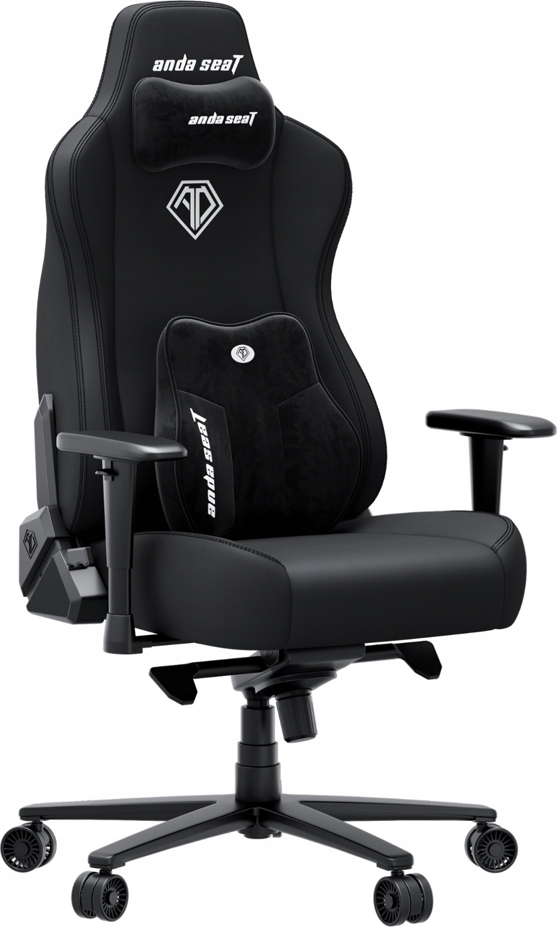 Karrige gaming Anda Seat Novis Plus XL, material pëlhurë, mekanizëm i rregullueshëm, e zezë