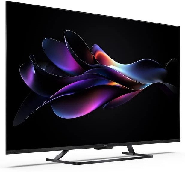 Televizor QLED Sharp 55HR7465E, 55", 4K Ultra HD, Google TV, i zi