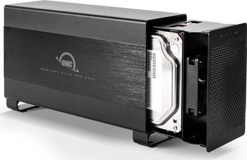 Kuti RAID OWC Mercury Elite Pro Dual OWCTB2U3MED0GB, Thunderbolt 2, USB 3.1 Gen 1, argjendtë