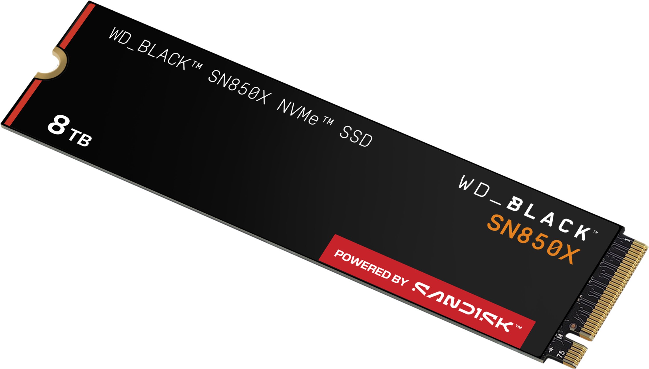 Disk SSD i brendshëm WD Black SN850X, 8TB, NVMe PCIe 4.0, i zi