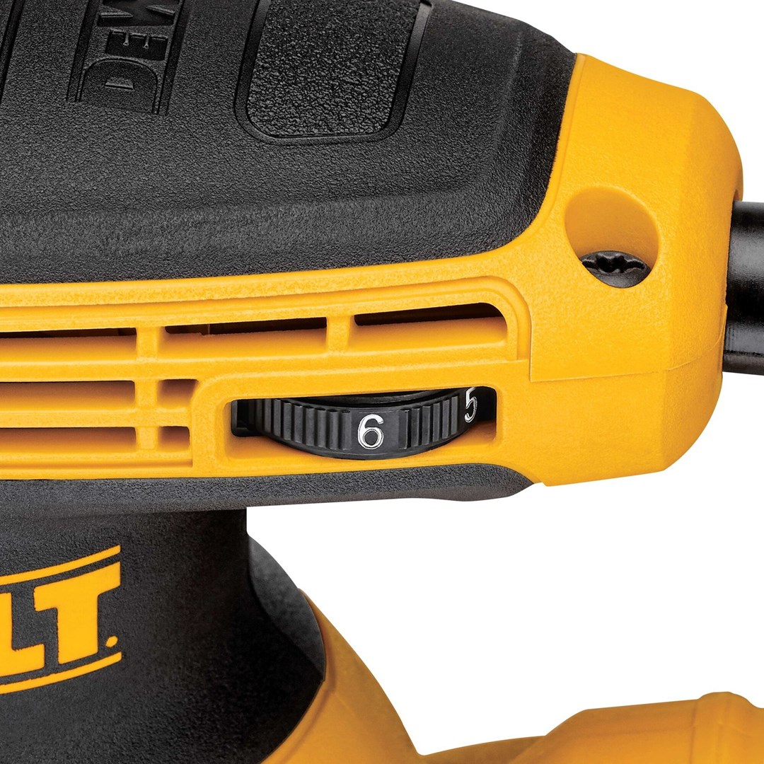 Lëmues orbital Dewalt DWE6423, 280W, 125mm, i verdhë