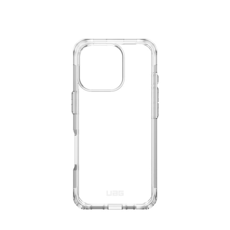 Mbrojtëse telefoni UAG Plyo Ice për iPhone 16 Pro, material TPU dhe polikarbonat, transparente