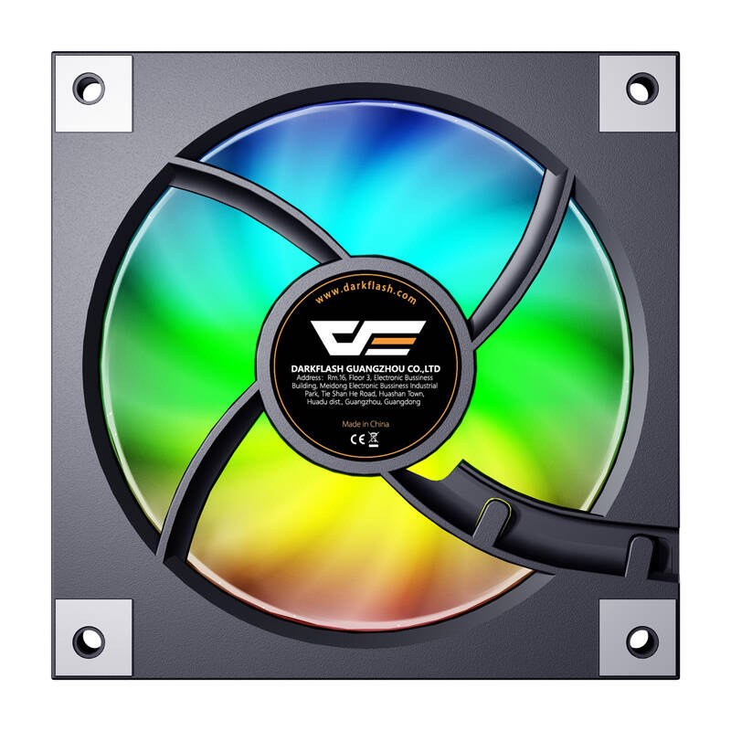Ventilator kase Darkflash DM20, 120mm, ARGB, i zi
