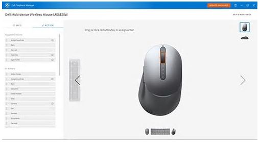 Maus Dell MS5320W, 1600 DPI, i zi