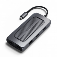 Satechi USB-C мултипорт MX адаптер, Space Gray