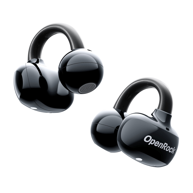 Kufje wireless OpenRock E, open ear, Bluetooth, të zeza