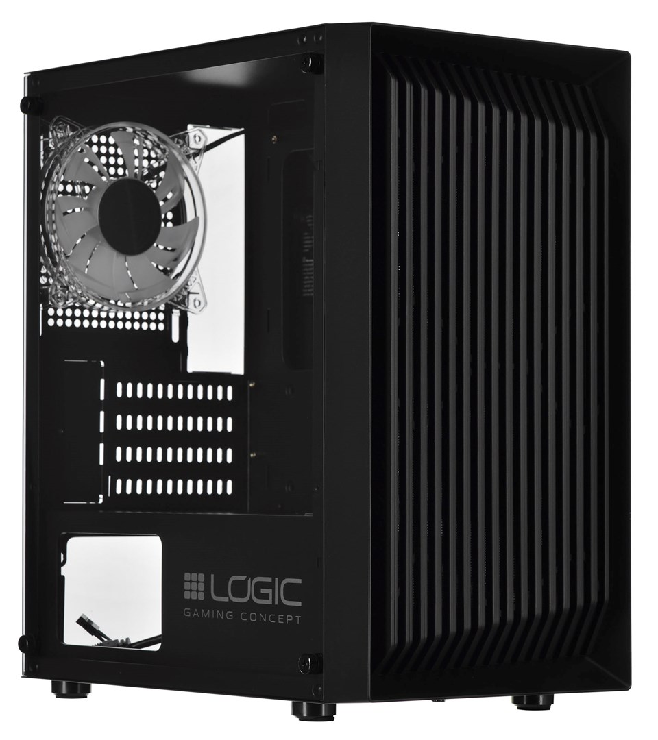 Kutia kompjuterike Logic Concept Atos, Micro ATX, ARGB, e zezë