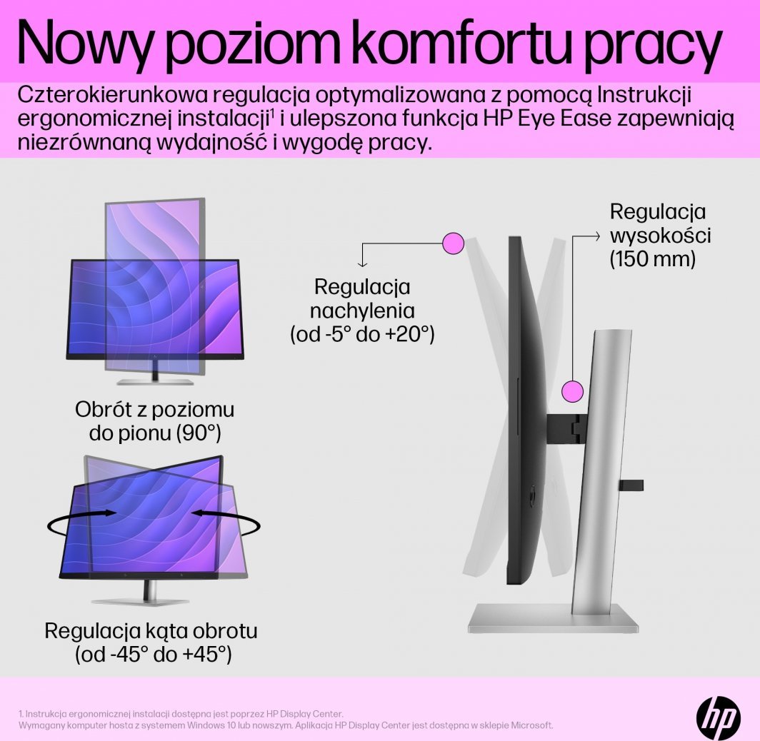 Monitor HP E27q G5, 27", 2560 x 1440 (WQHD), i zi