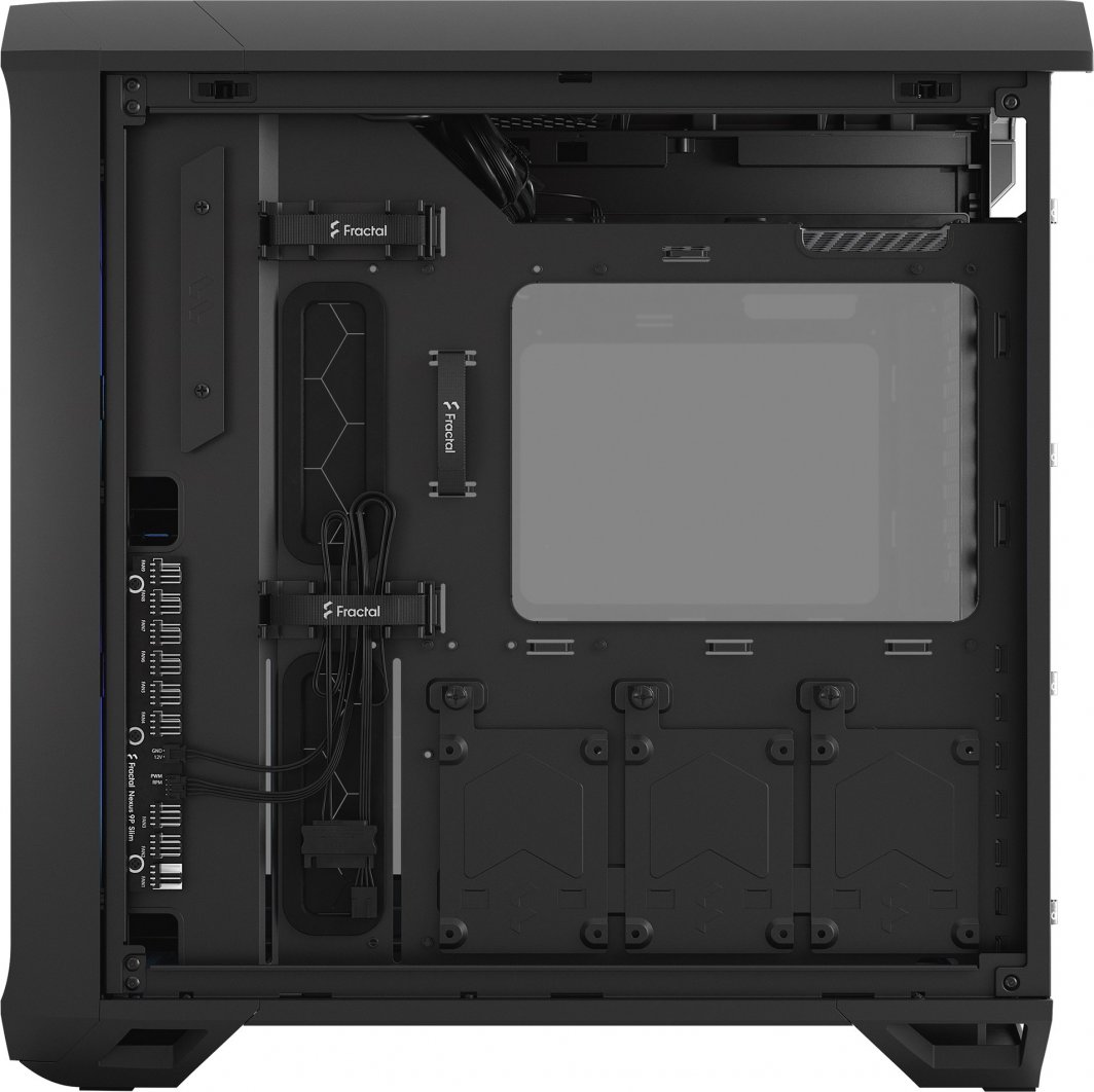 Куќиште за компјутер Fractal Design Torrent Compact RGB, Црна TG Light Tint, Midi Tower